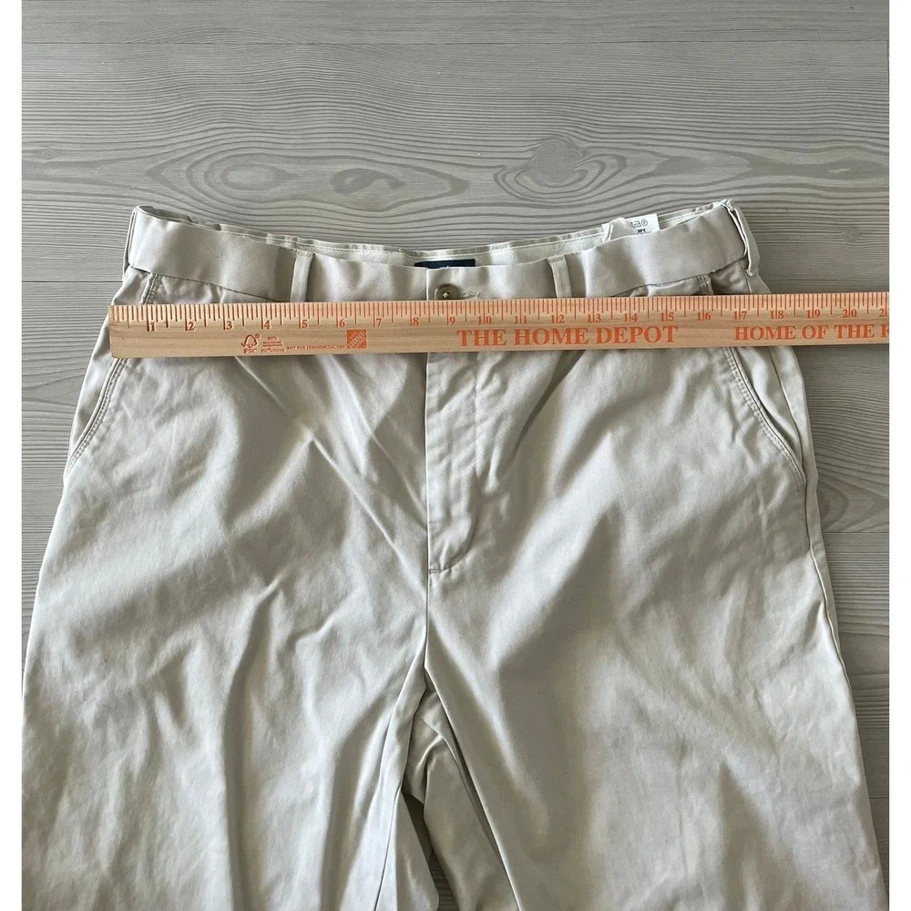 Blue Harbour Chino Pants Mens 35x30 Beige Cotton Coastal Classic Casual Khaki